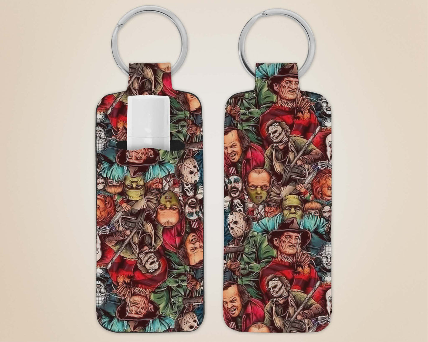 Porte-clé avec pochette - horreur