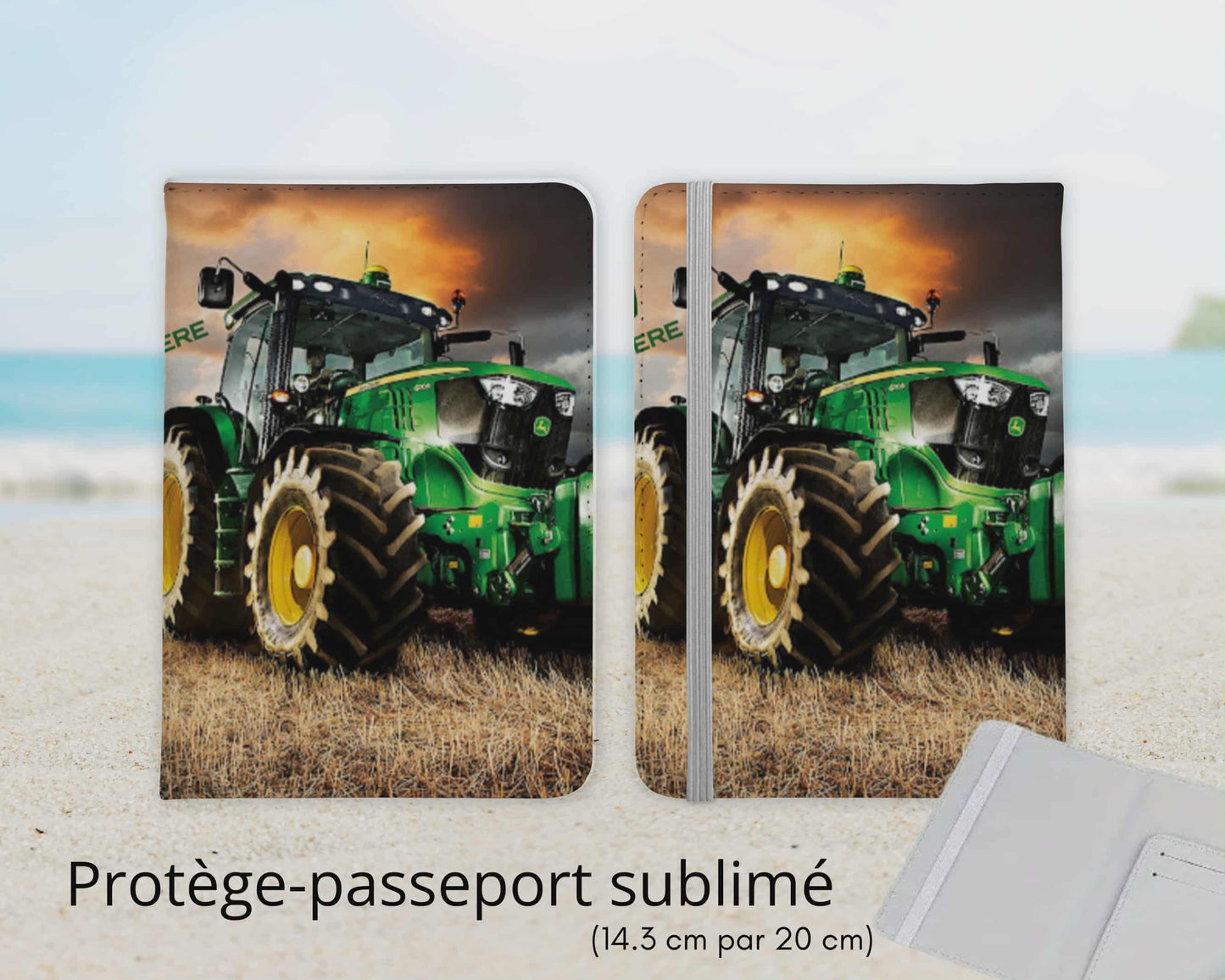 Protège-passeport sublimé - Tracteur