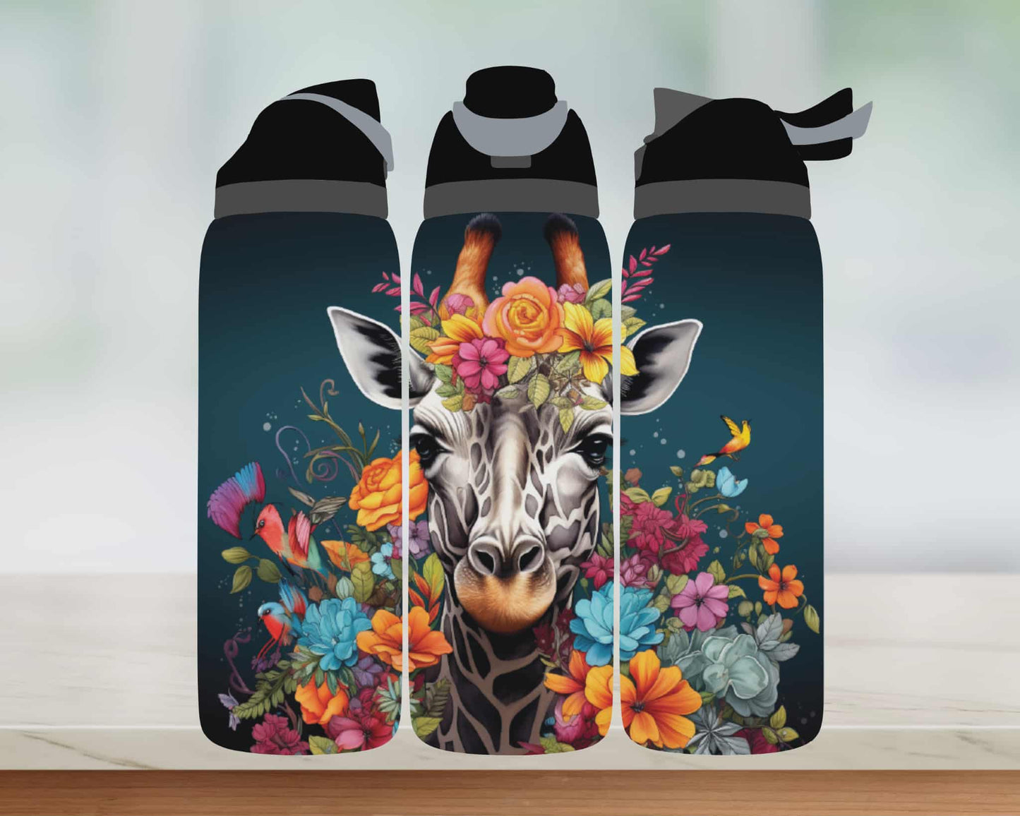 Bouteille style Owala - Girafe