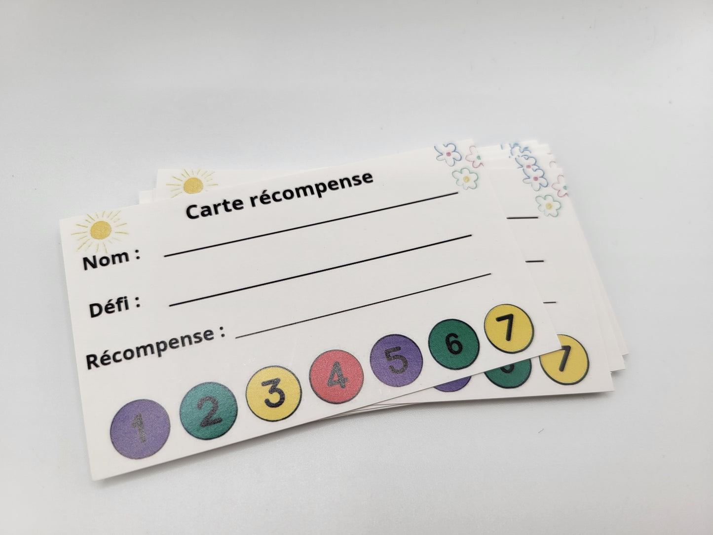 Carte récompense