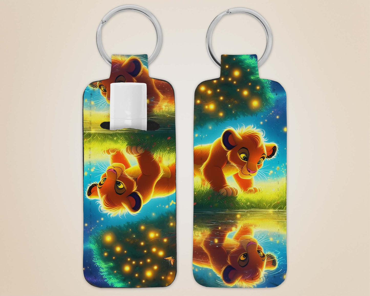 Porte-clé avec pochette - lion 2