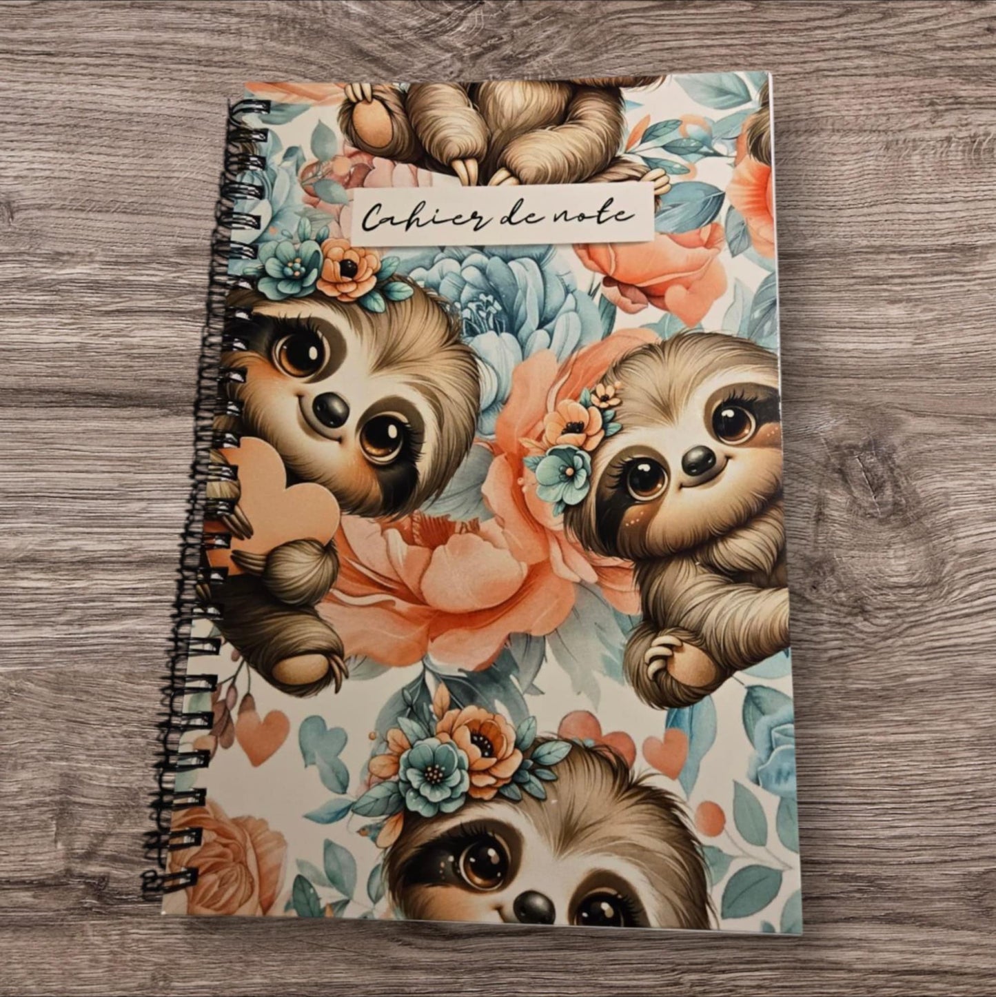 Cahier - paresseux