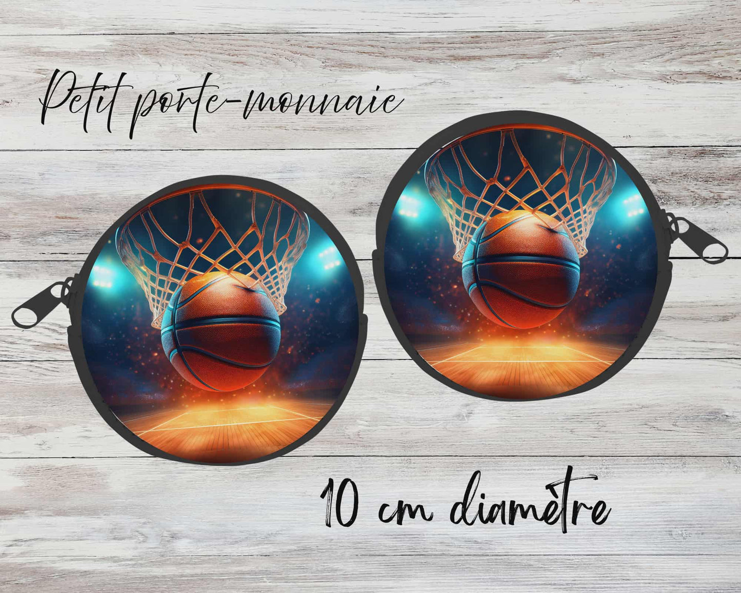 ✨ Petit porte-monnaie sublimé – basket