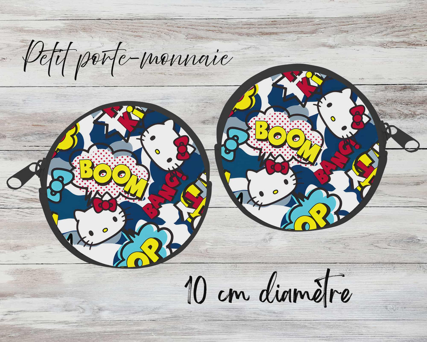 ✨ Petit porte-monnaie sublimé – personnage blanc 2
