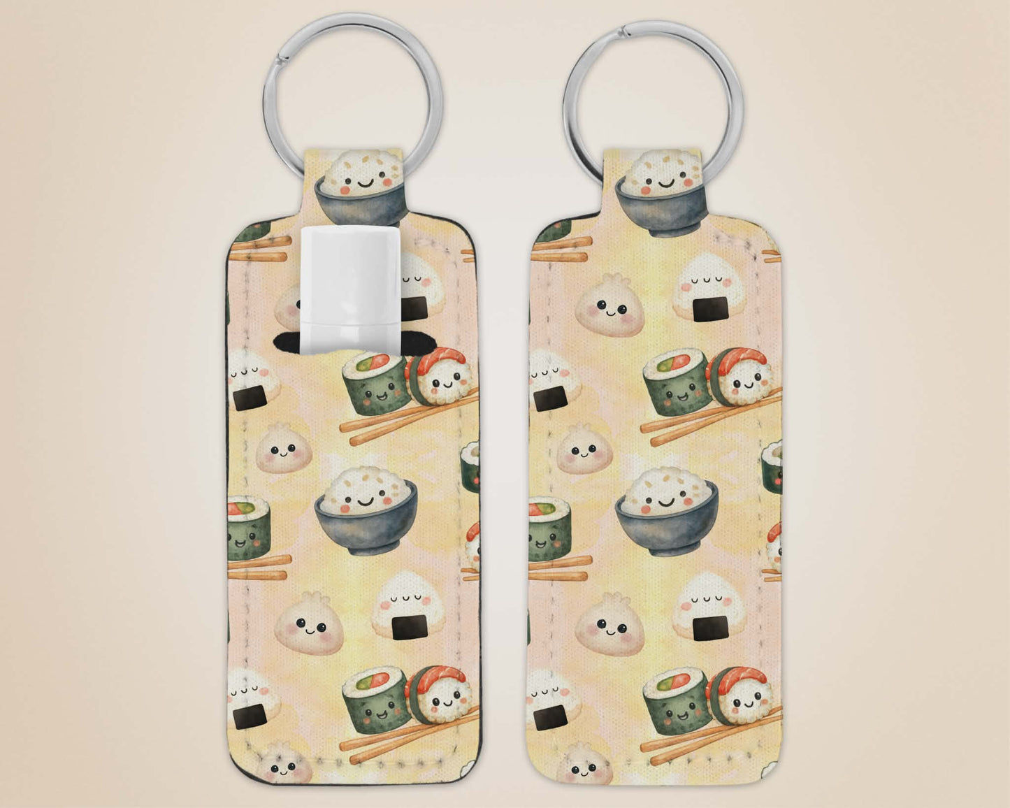 Porte-clé avec pochette - sushi