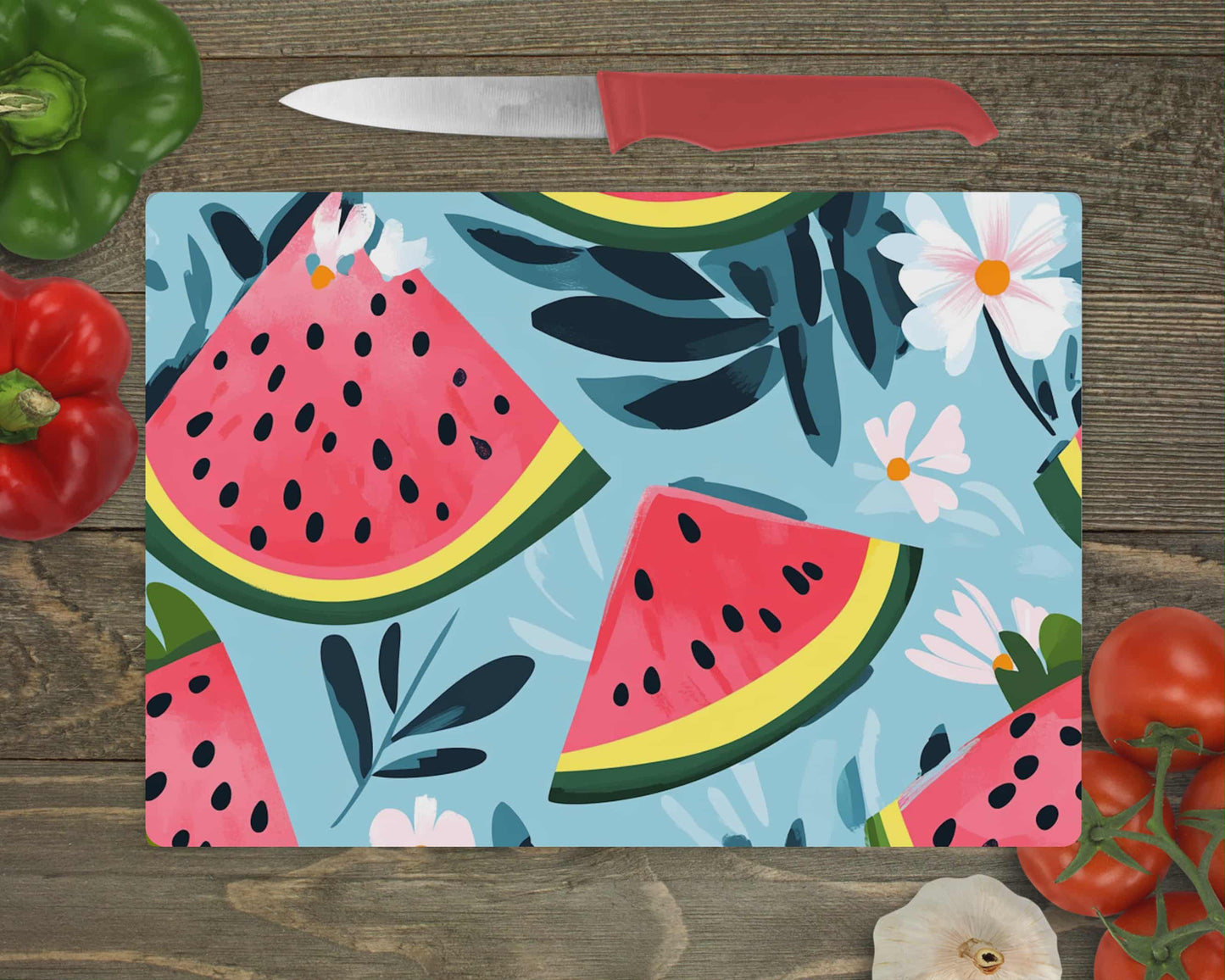 Planche de service - Melon d’eau