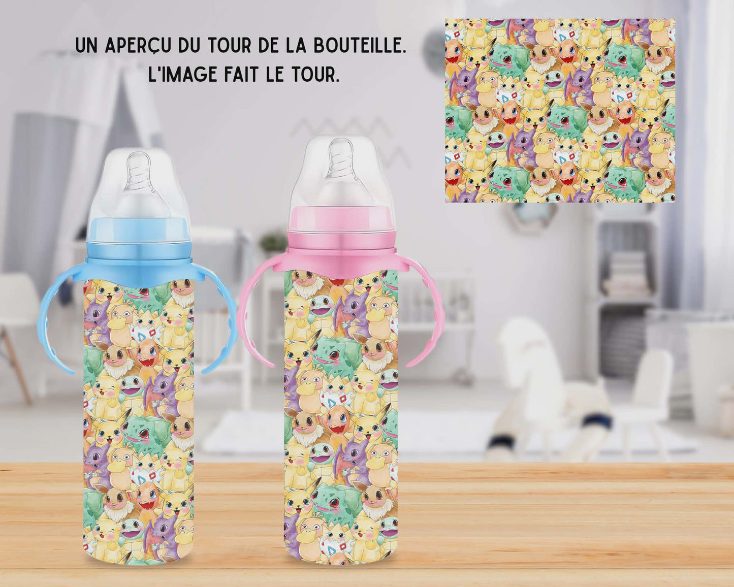 🍼 Biberons sublimé - Attrapez les tous