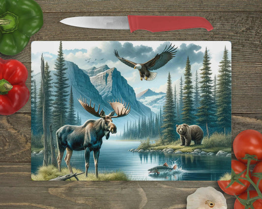 Planche de service - Animaux de la nature