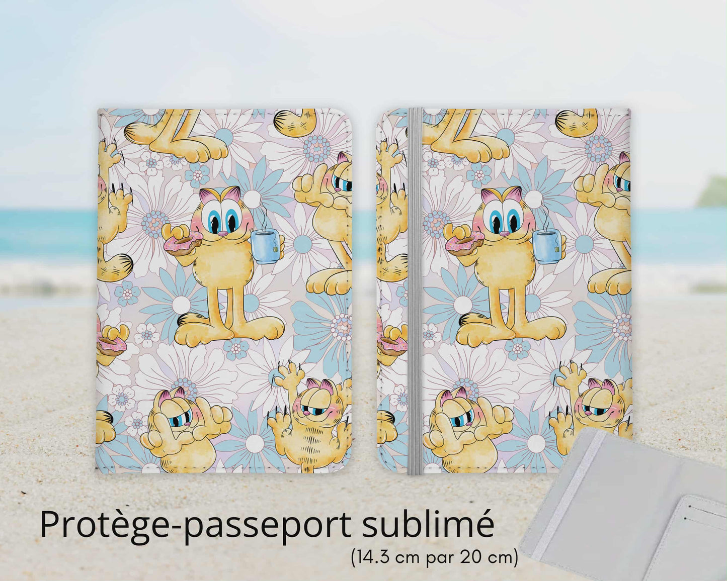 Protège-passeport sublimé - Chat roux