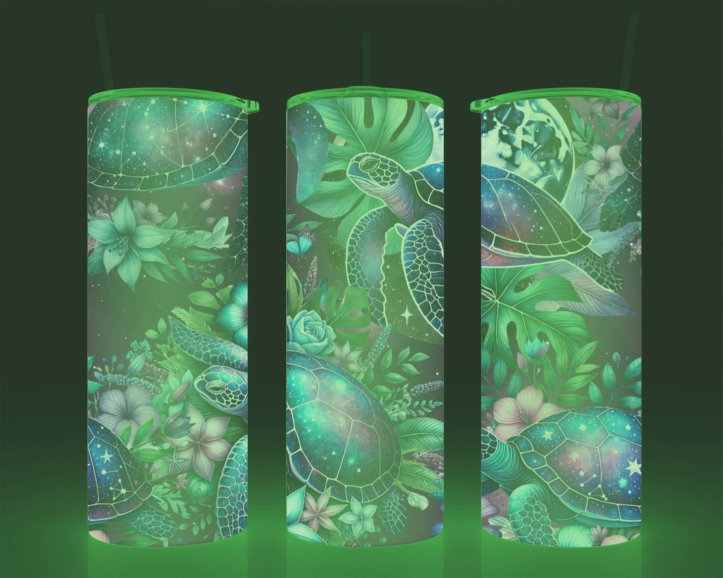Verre isotherme - (allume dans le noir) tortue jess