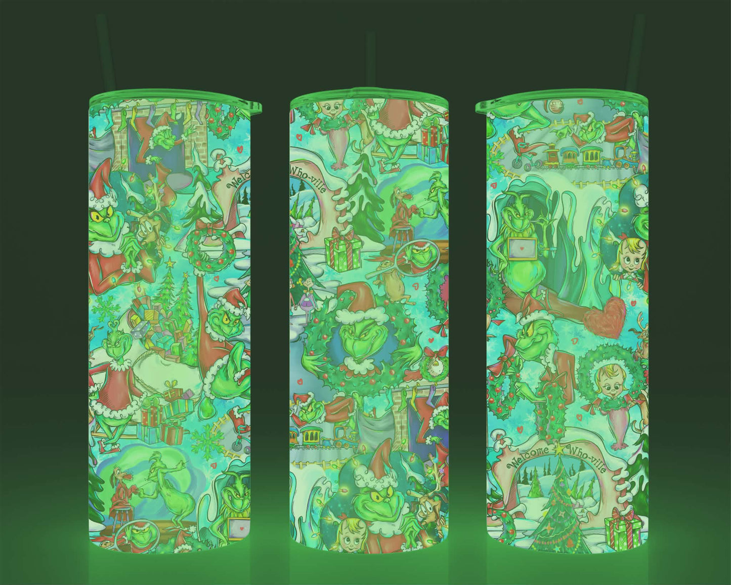 Verre isotherme - (allume dans le noir) grincheux