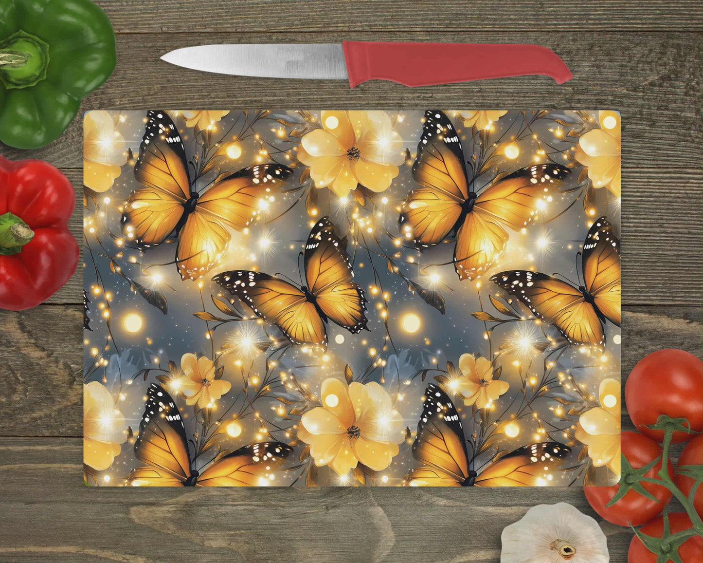 Planche de service - Papillon jaune