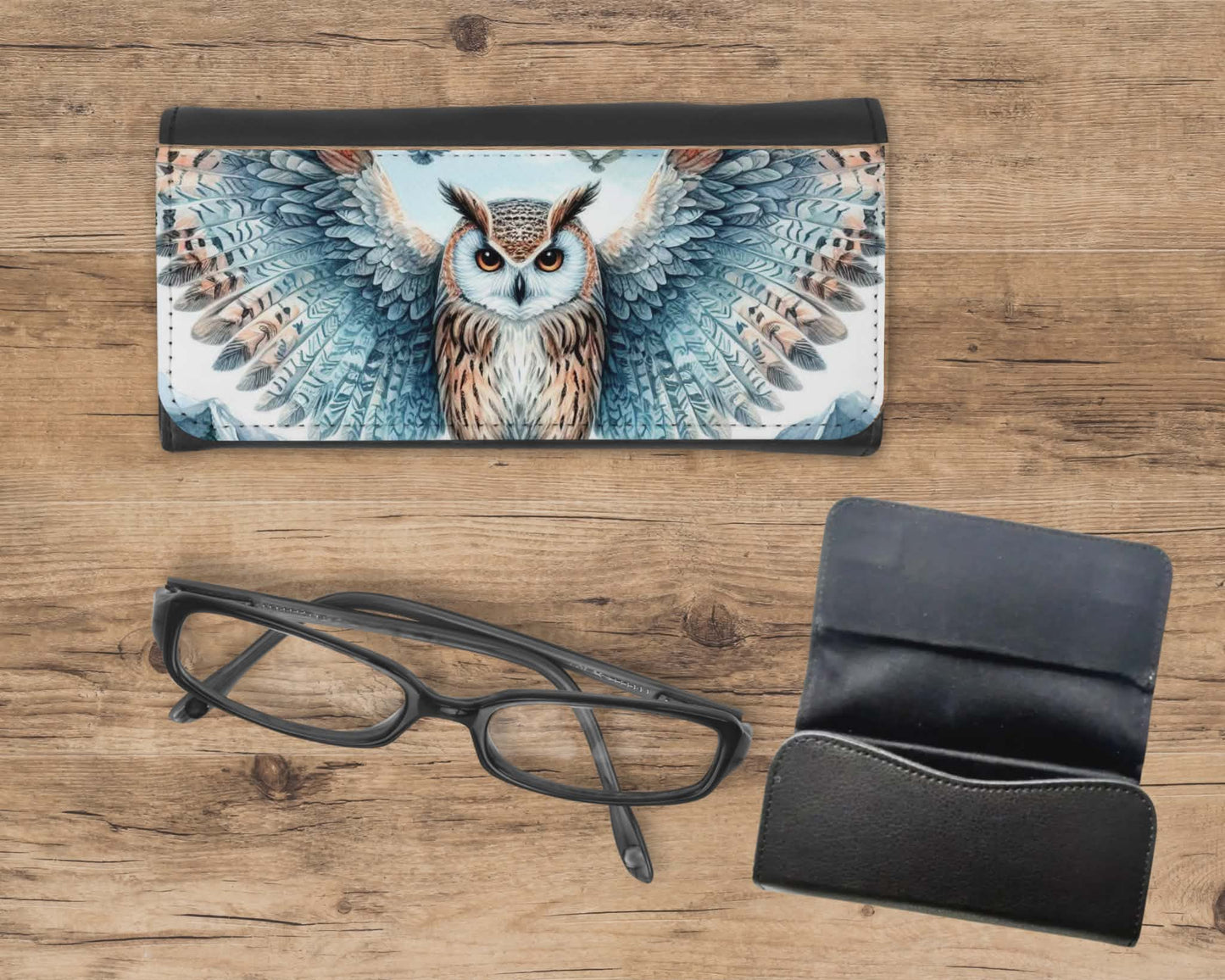 Étui à lunette - Hibou