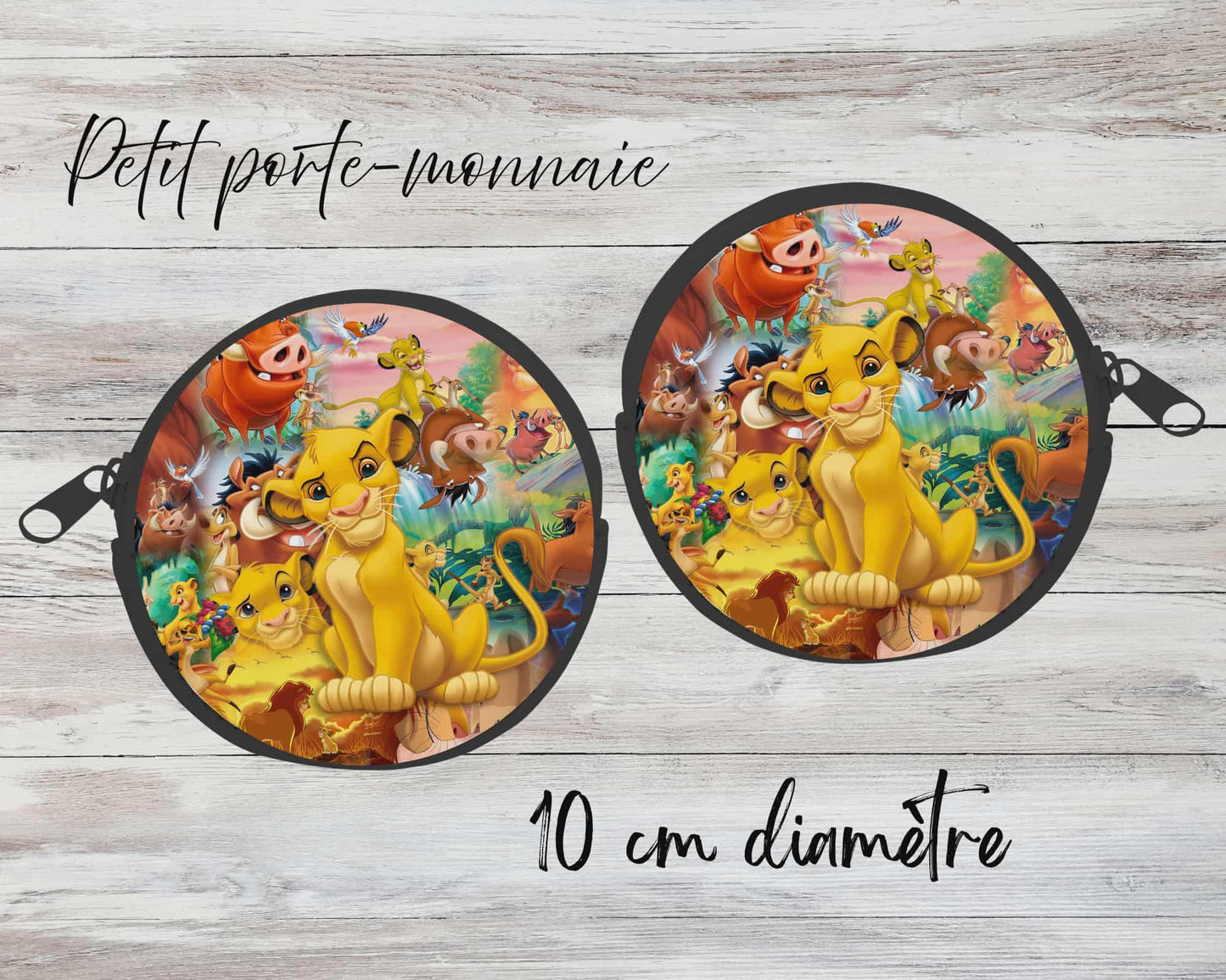✨ Petit porte-monnaie sublimé – Lions