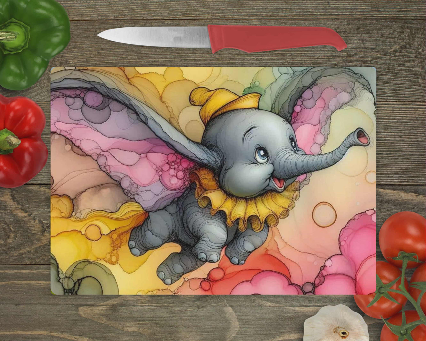 Planche de service - Éléphant