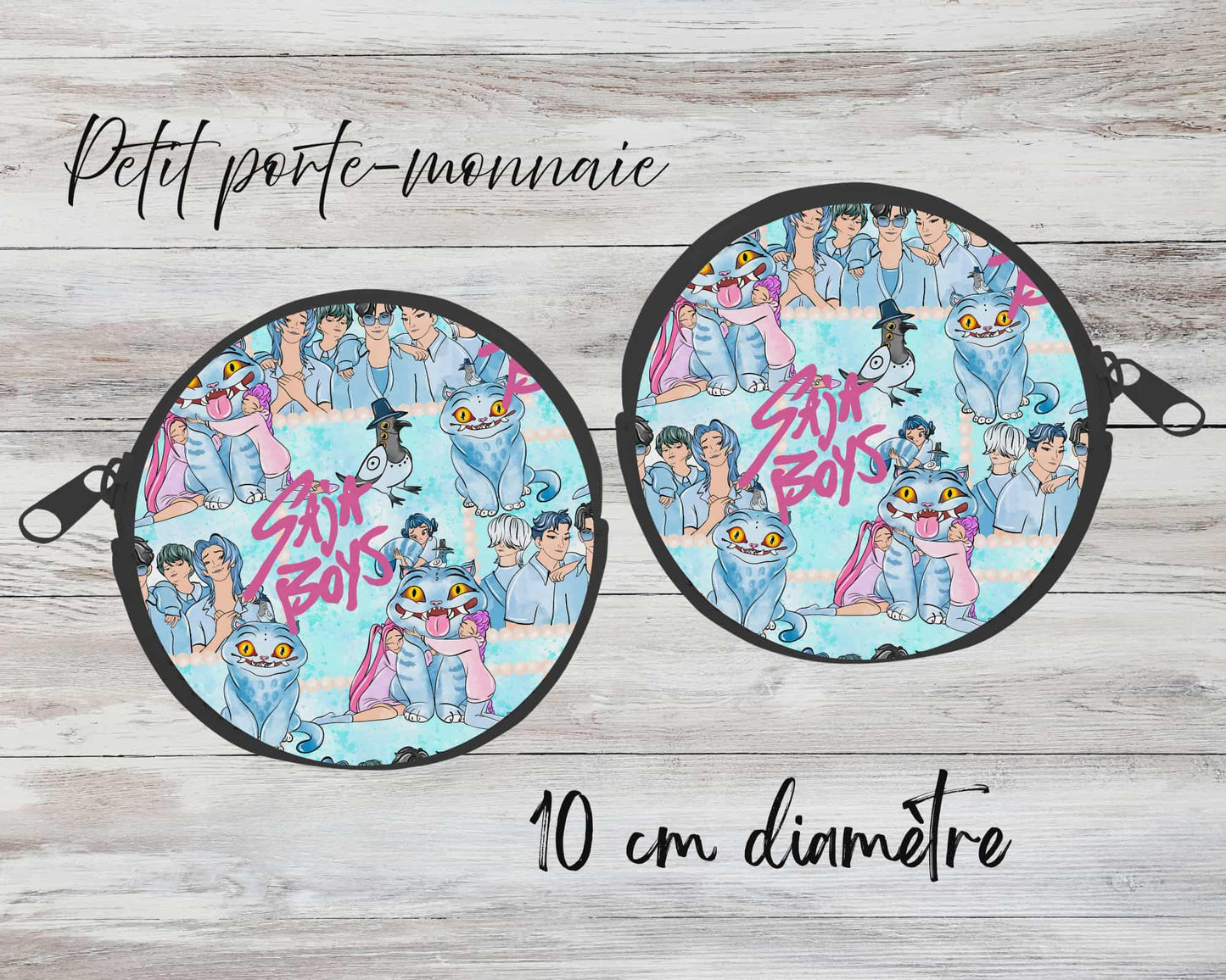 ✨ Petit porte-monnaie sublimé – groupe populaire 4