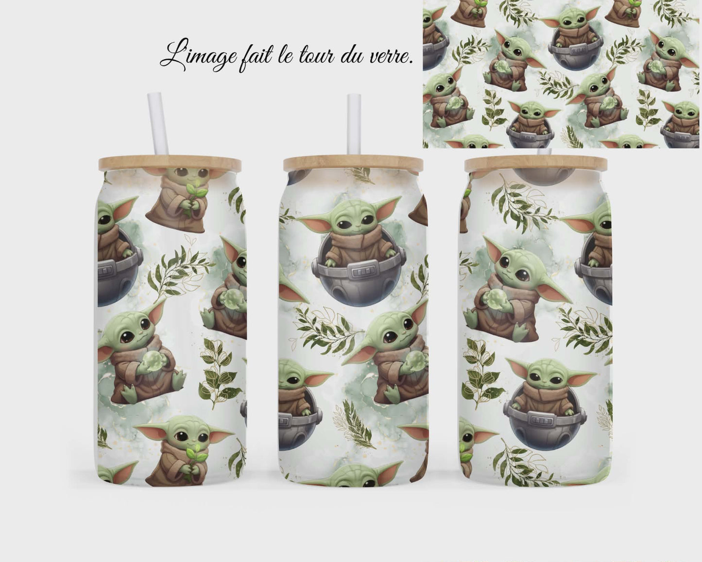 🥤 Verre givré sublimé – extraterrestre