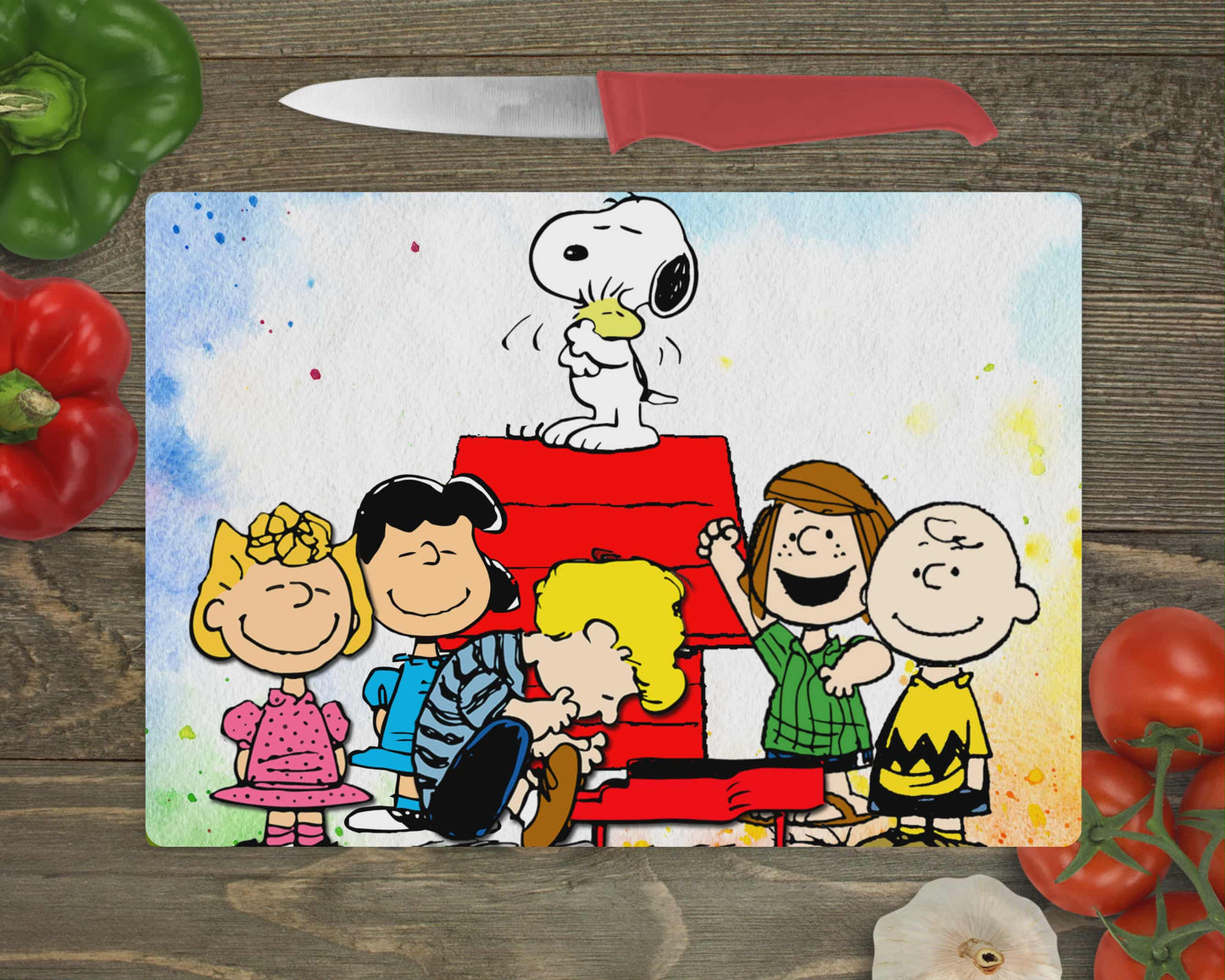 Planche de service - Petit animal blanc