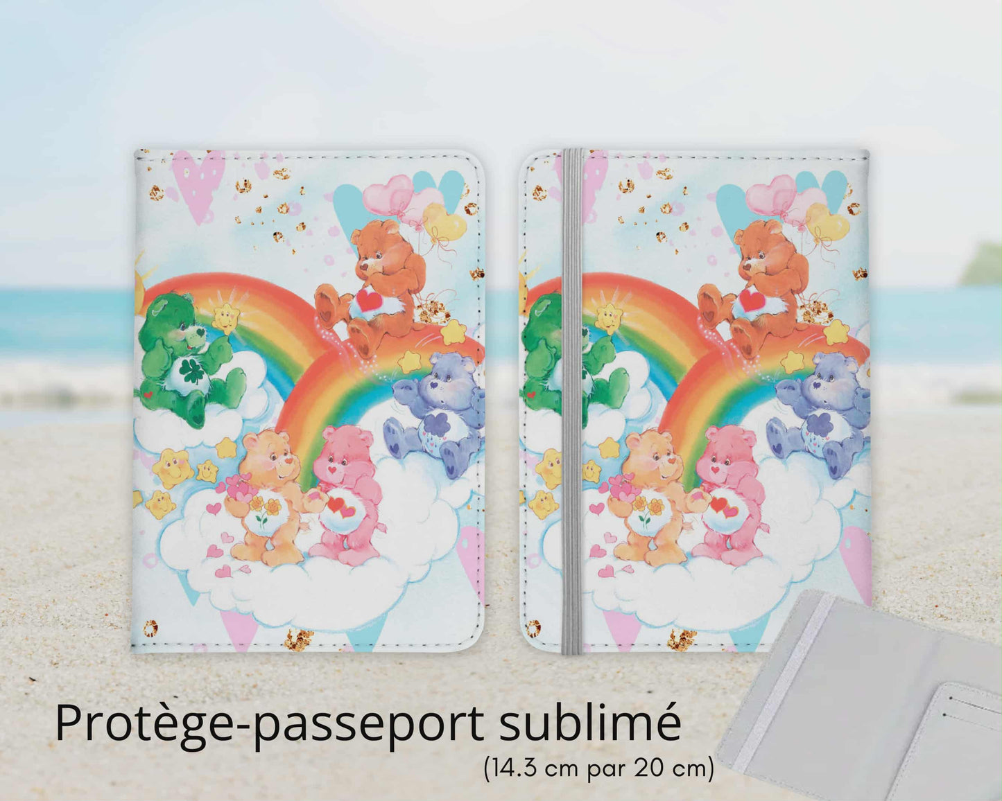 Protège-passeport sublimé - Personnage bonheur