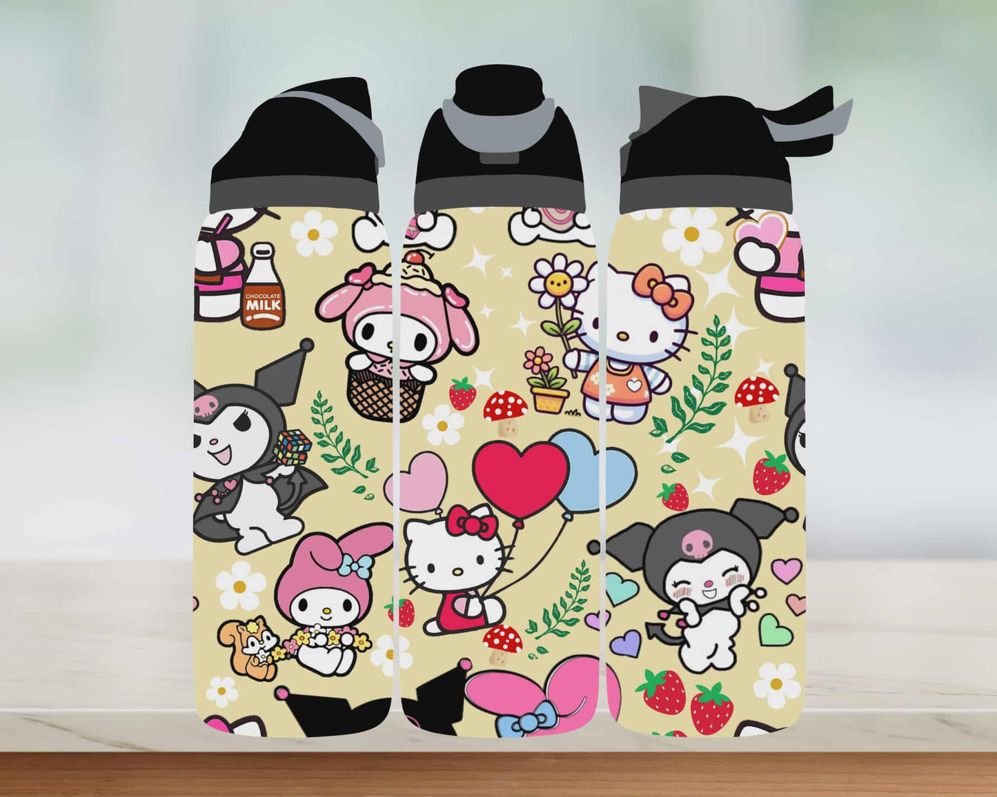 Bouteille style Owala - Kitty