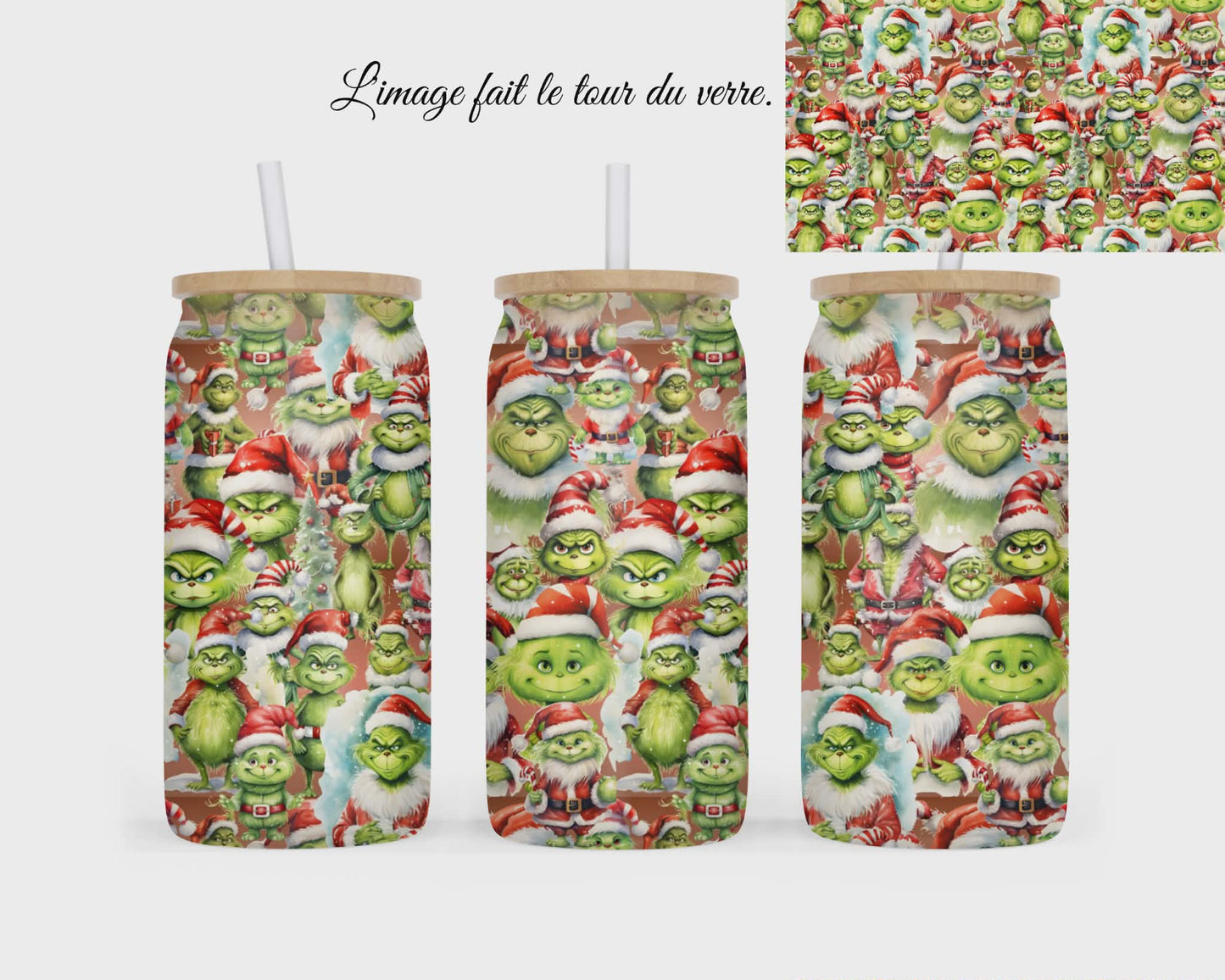 🥤 Verre givré sublimé – grincheux