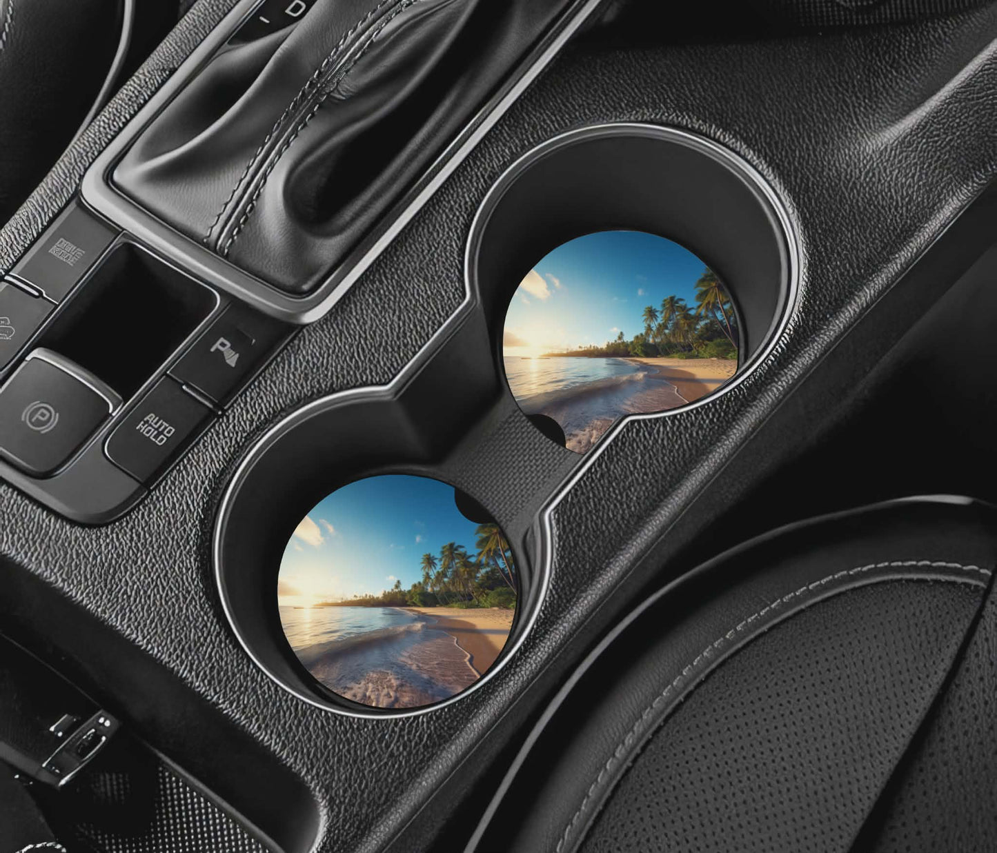 Sous-verre auto - plage