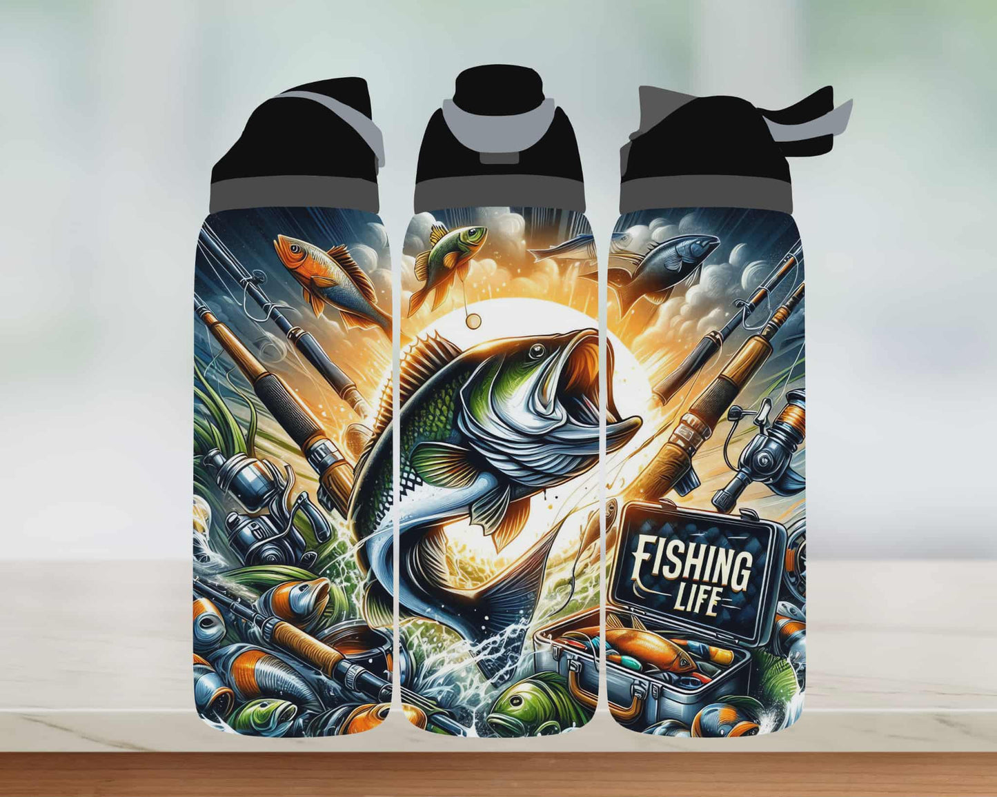 Bouteille style Owala - Pêche