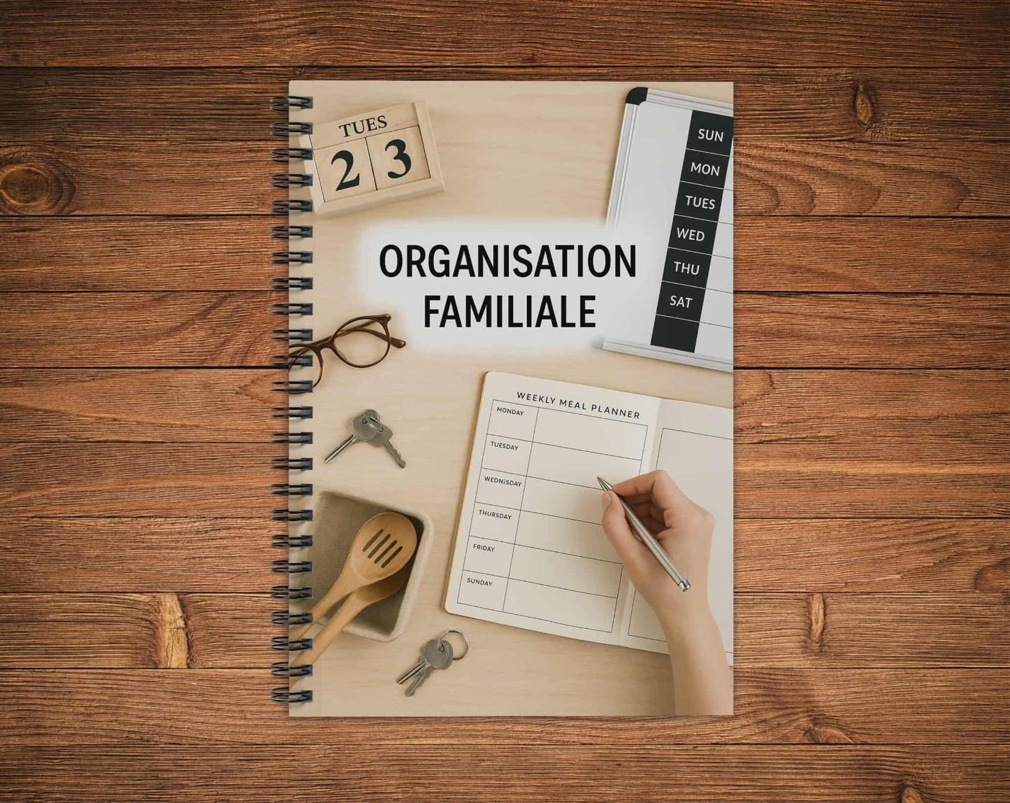 Cahier de notes - organisation familiale