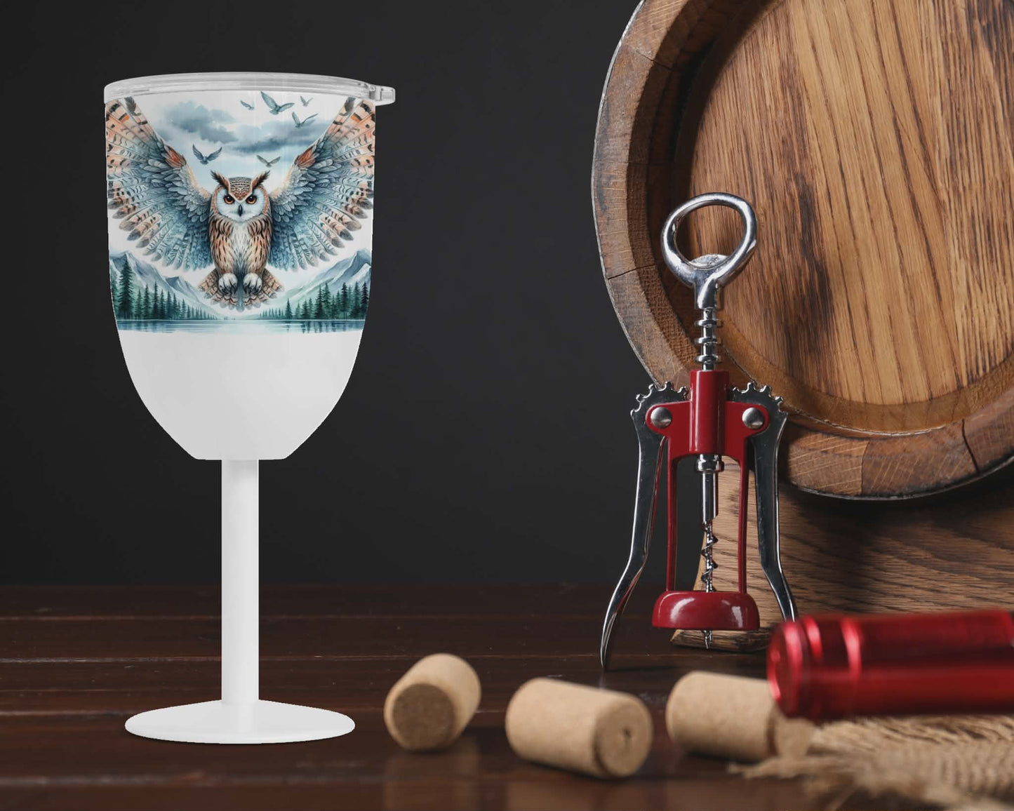 Coupe vin isotherme - hibou