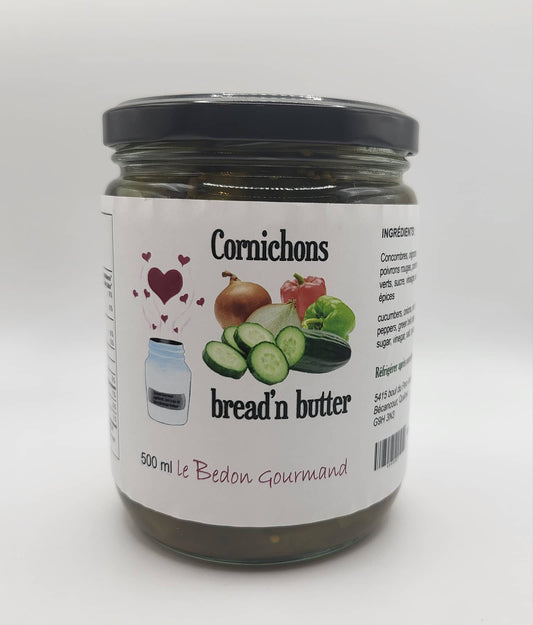 Cornichons bread'n butter