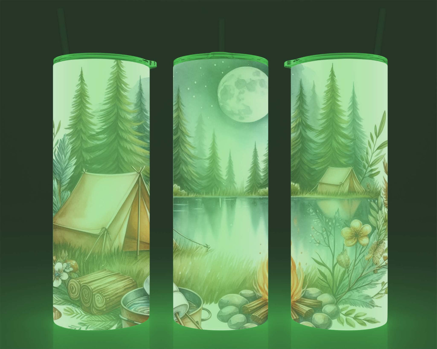 Verre isotherme - (allume dans le noir) camping