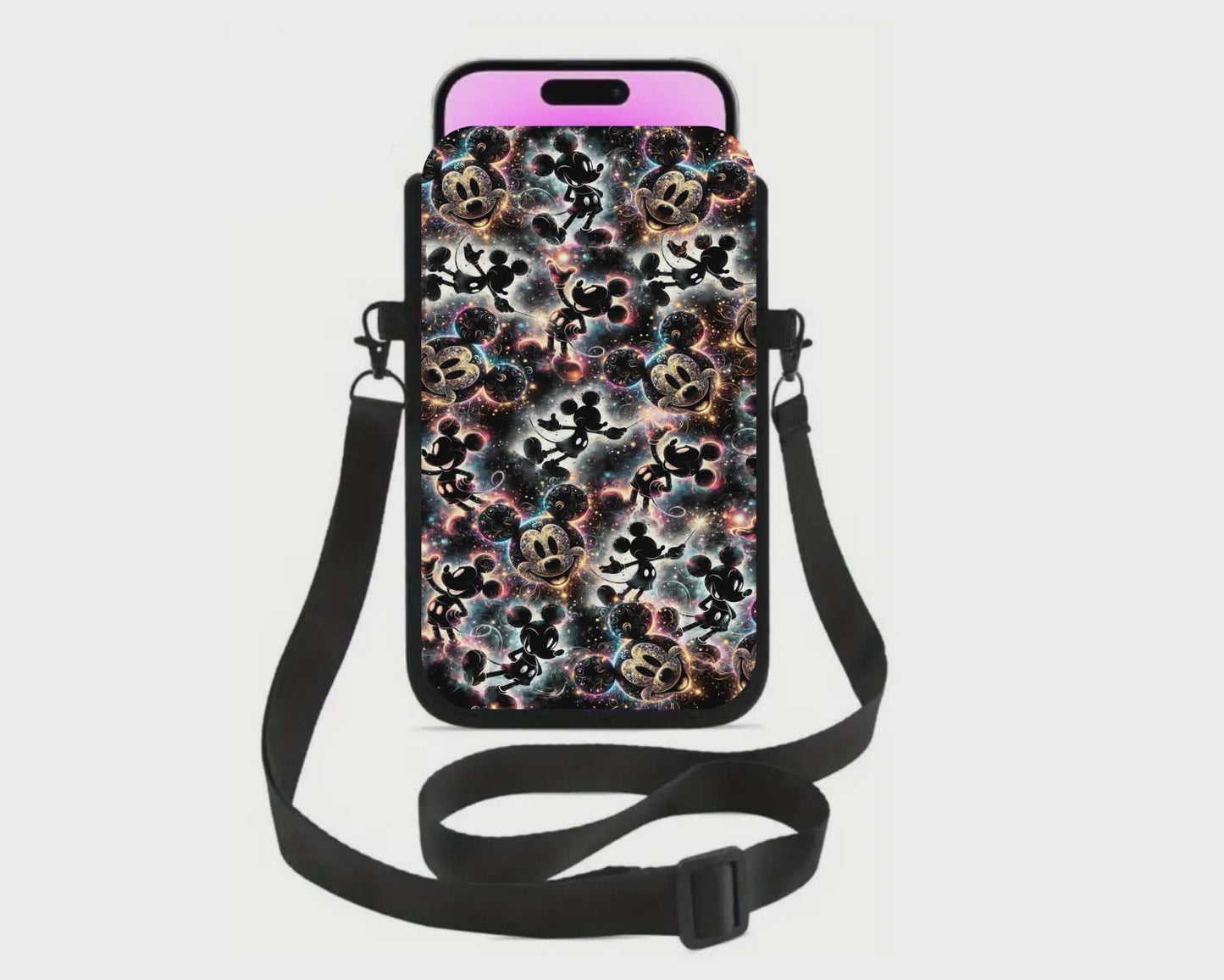 📱 Sac à cellulaire sublimé – personnage souris