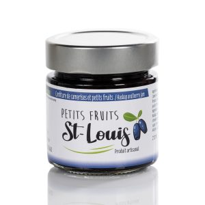 Confiture de camerises et petits fruits locaux
