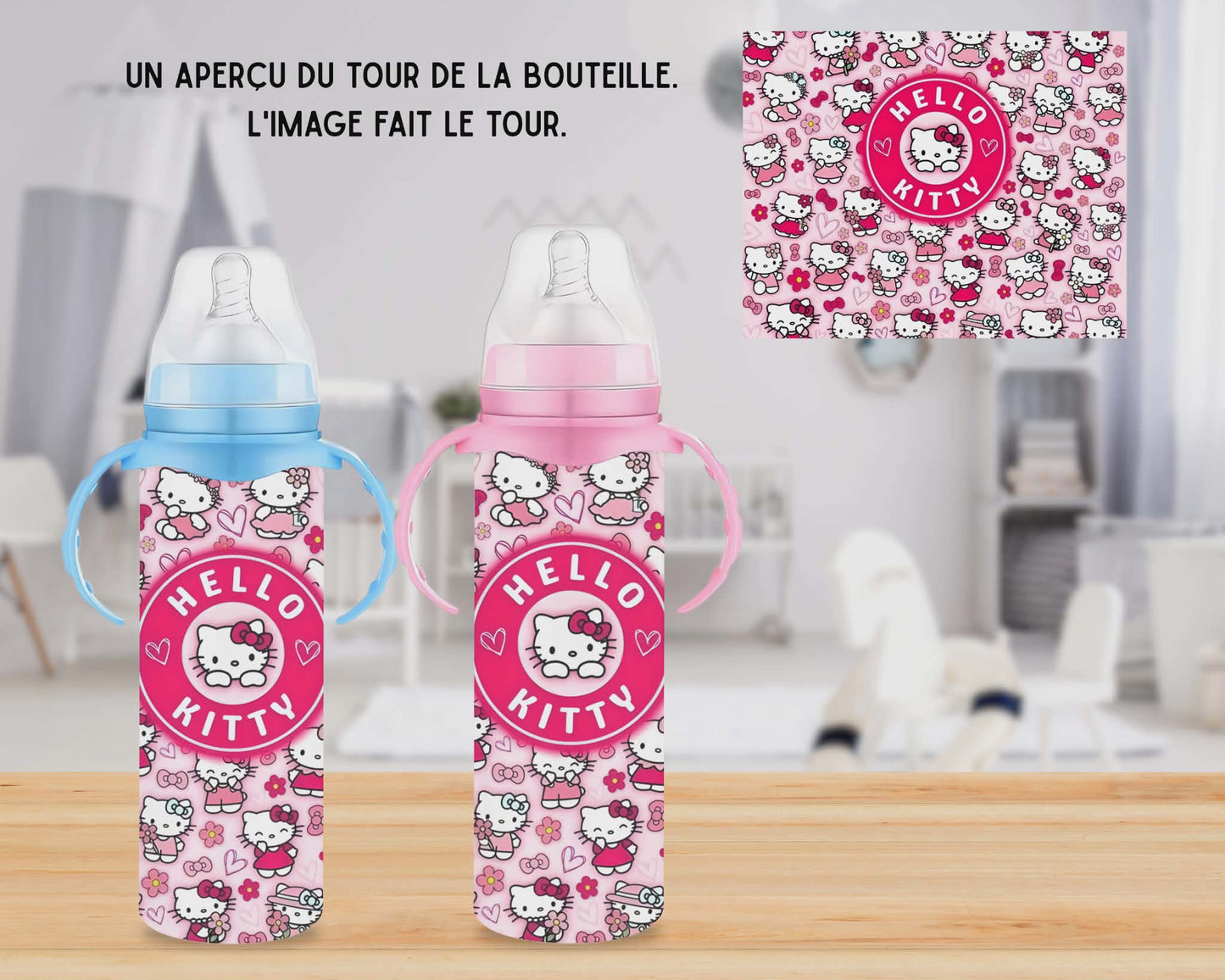 🍼 Biberons sublimé - Kitty