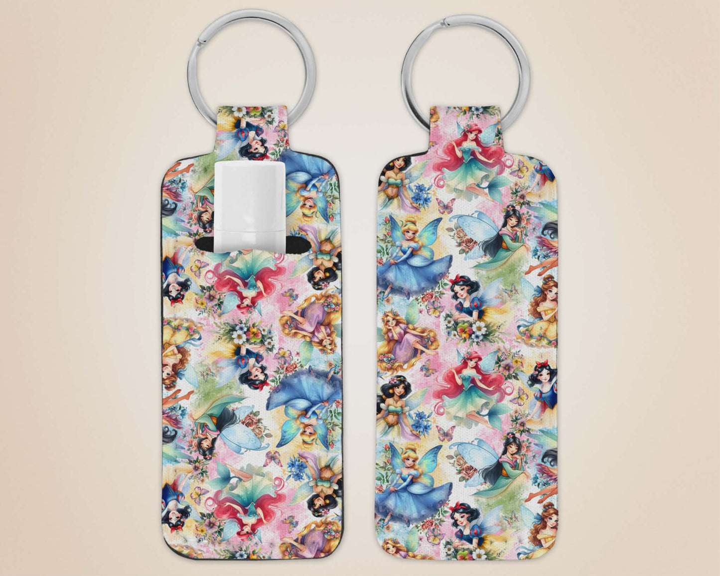 Porte-clé avec pochette - princesse