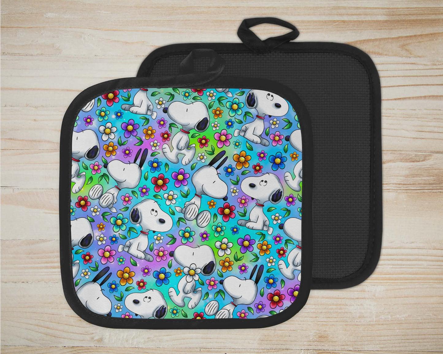 ✨️ Sous-plat sublimé - Chien blanc