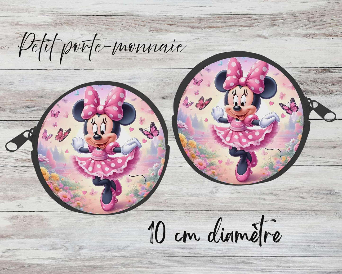 ✨ Petit porte-monnaie sublimé – personnage souris boucle 2