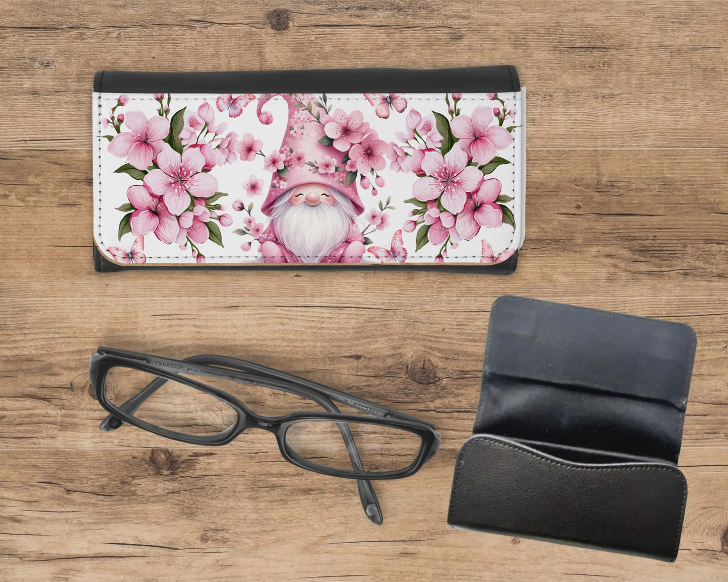 Étui à lunette - Gnome rose
