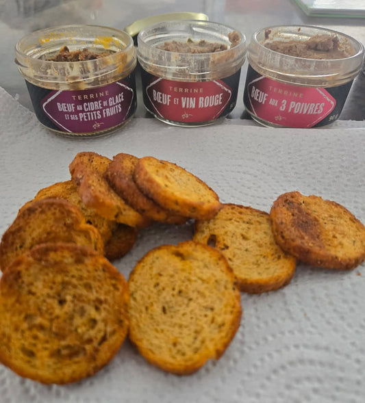 Terrines de bœuf