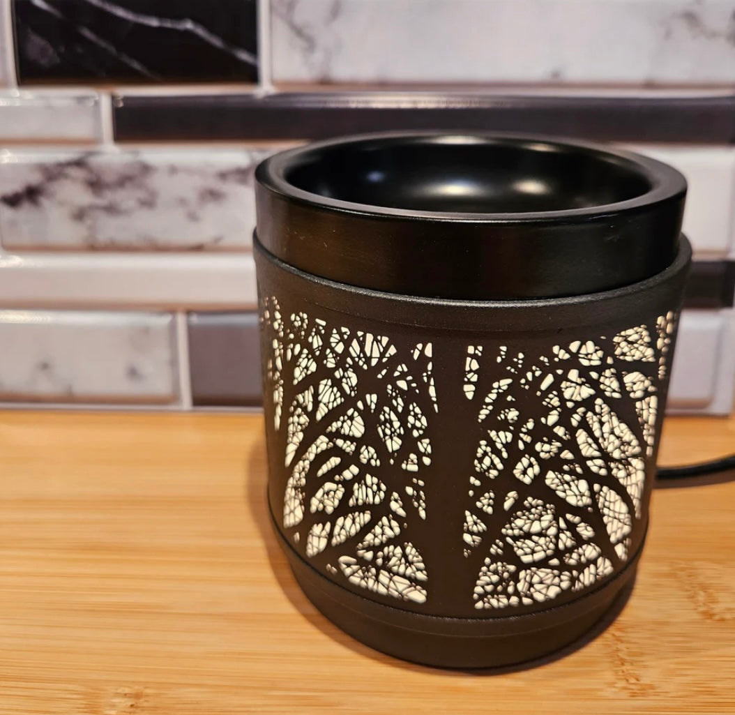 Réchaud à cire en aluminium