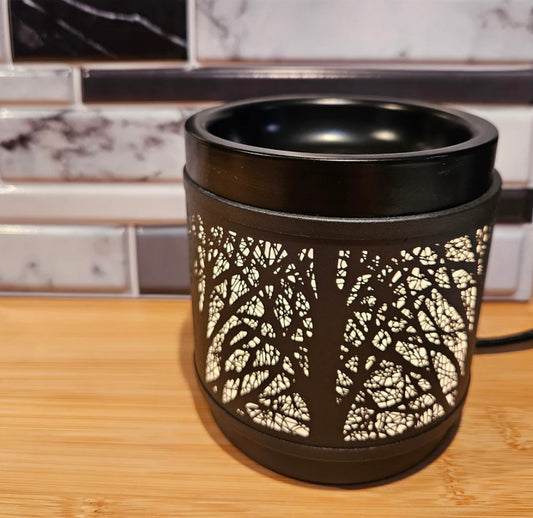 Réchaud à cire en aluminium