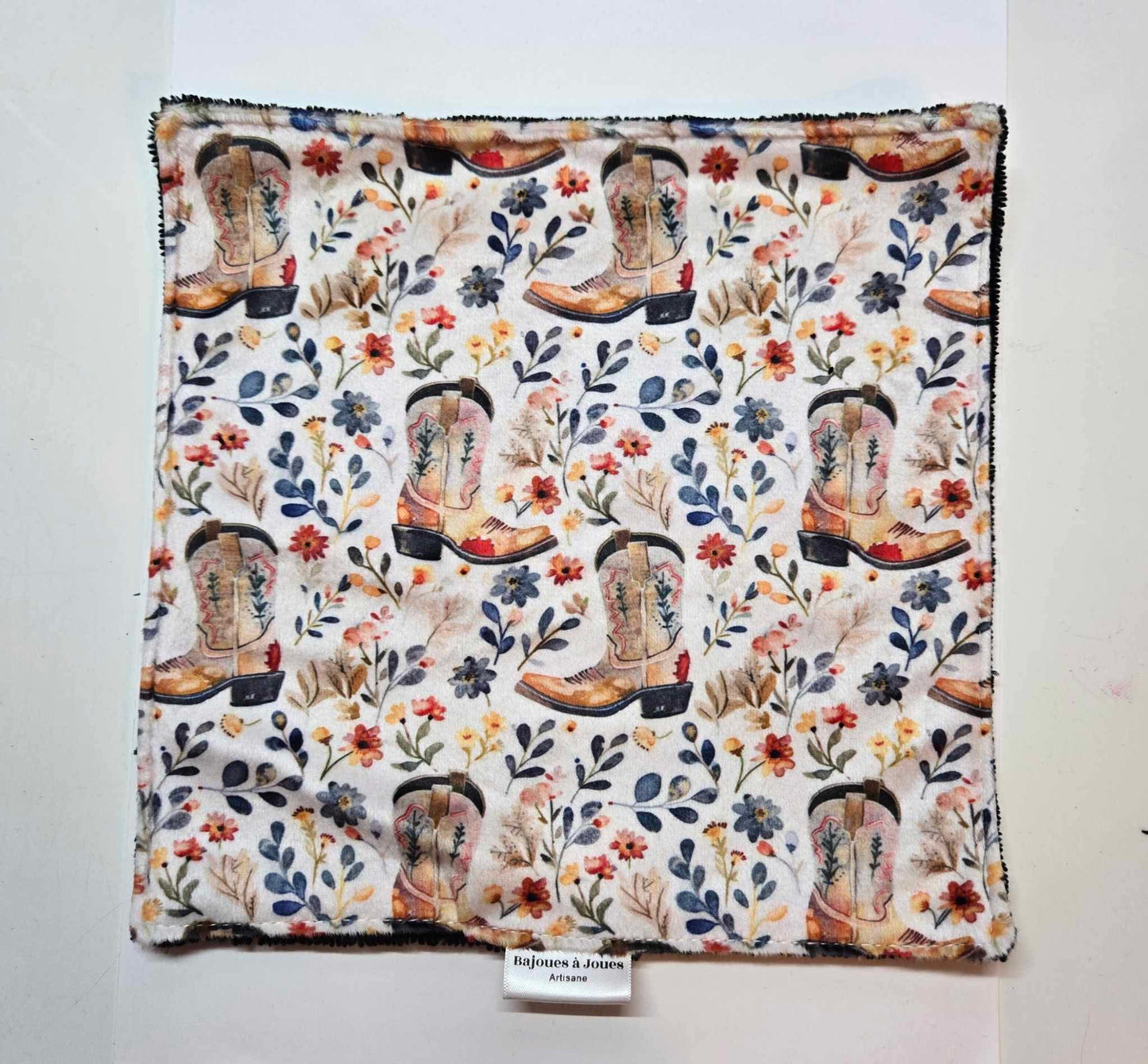 Débarbouillette - bottes de cow-boy