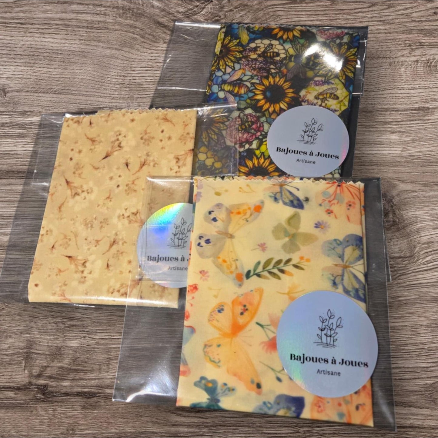 Emballage alimentaire en cire d’abeille