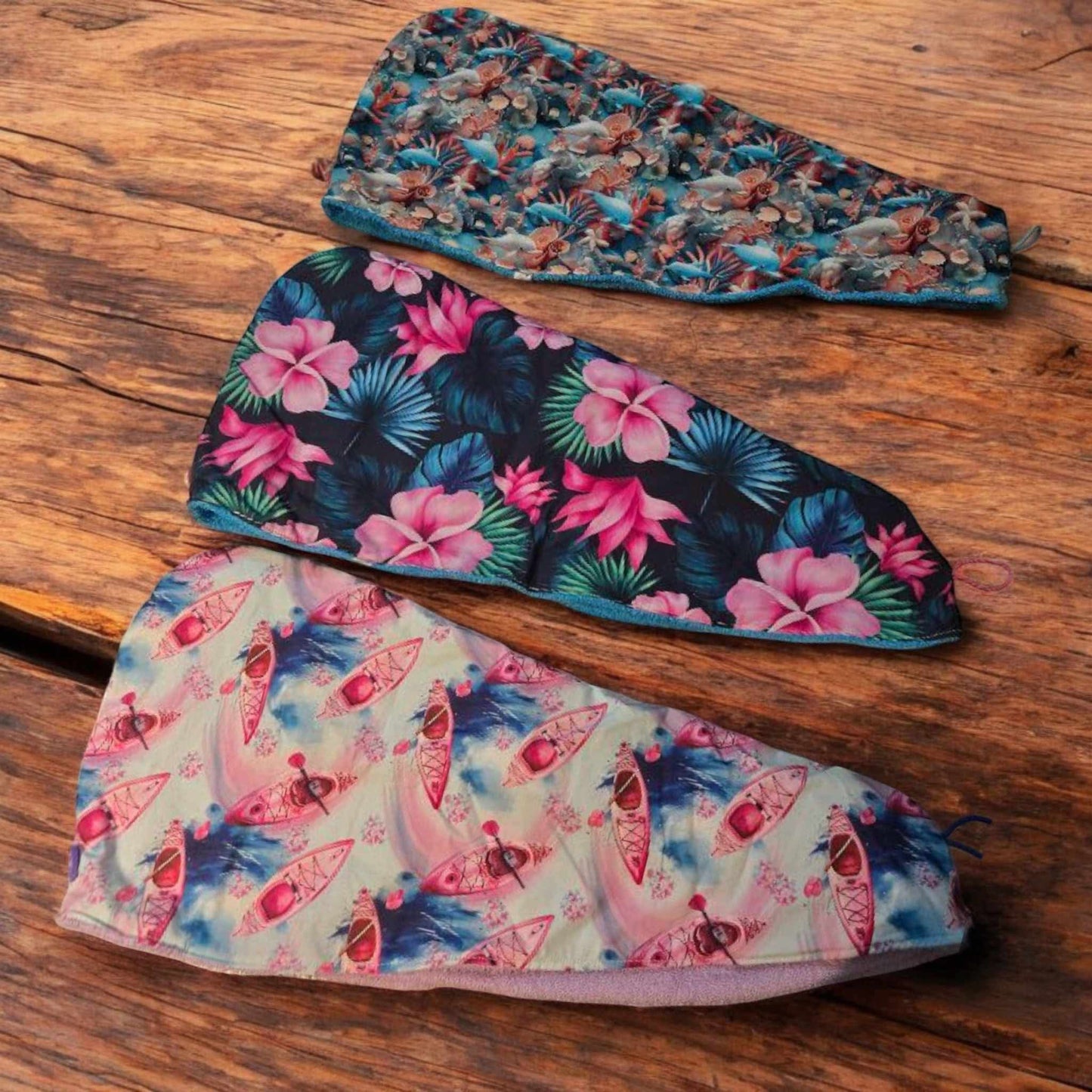 Serviette à cheveux - Création Memere Caro