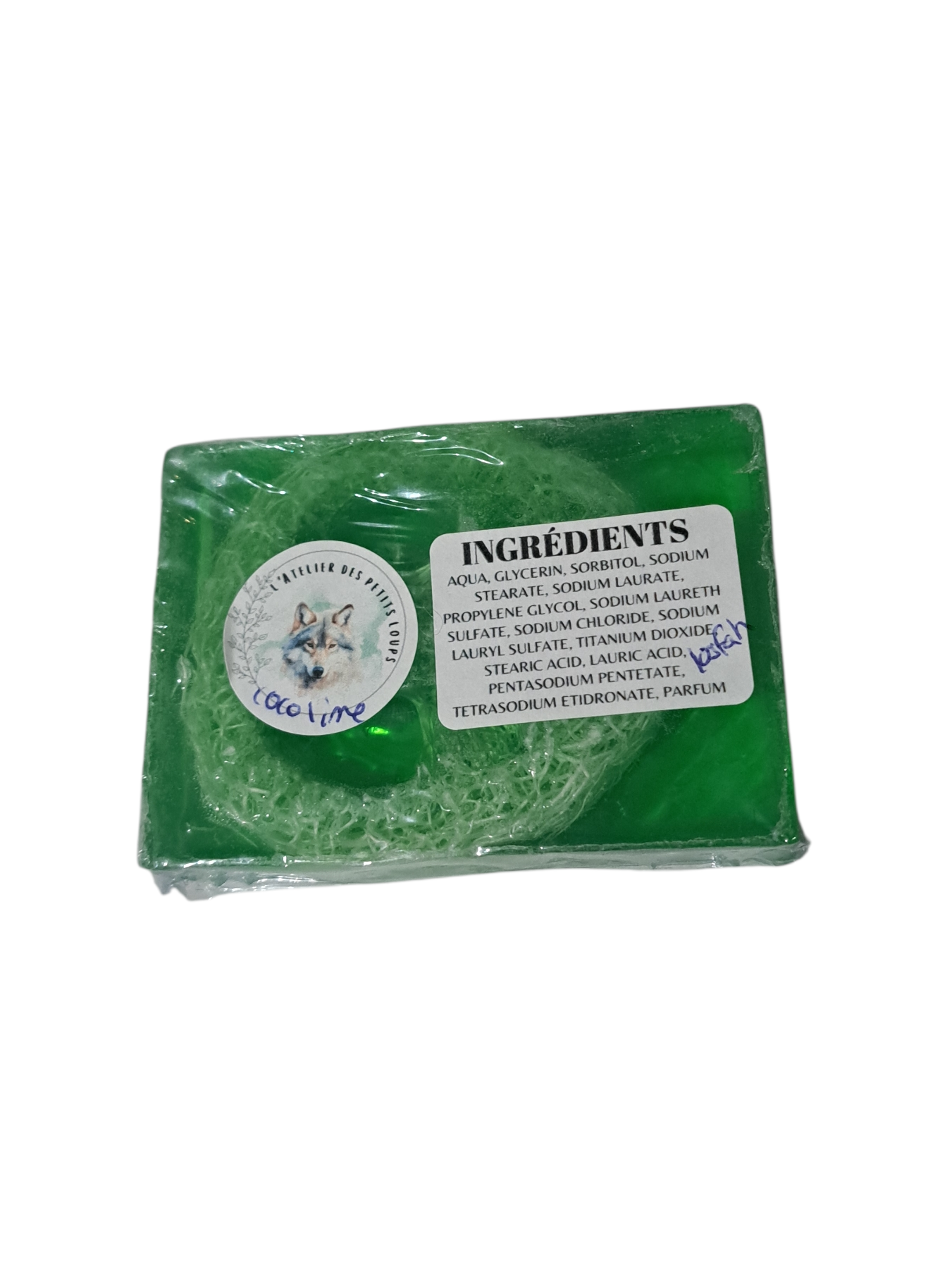 Savon lufa -coco lime - L'atelier des petits loups