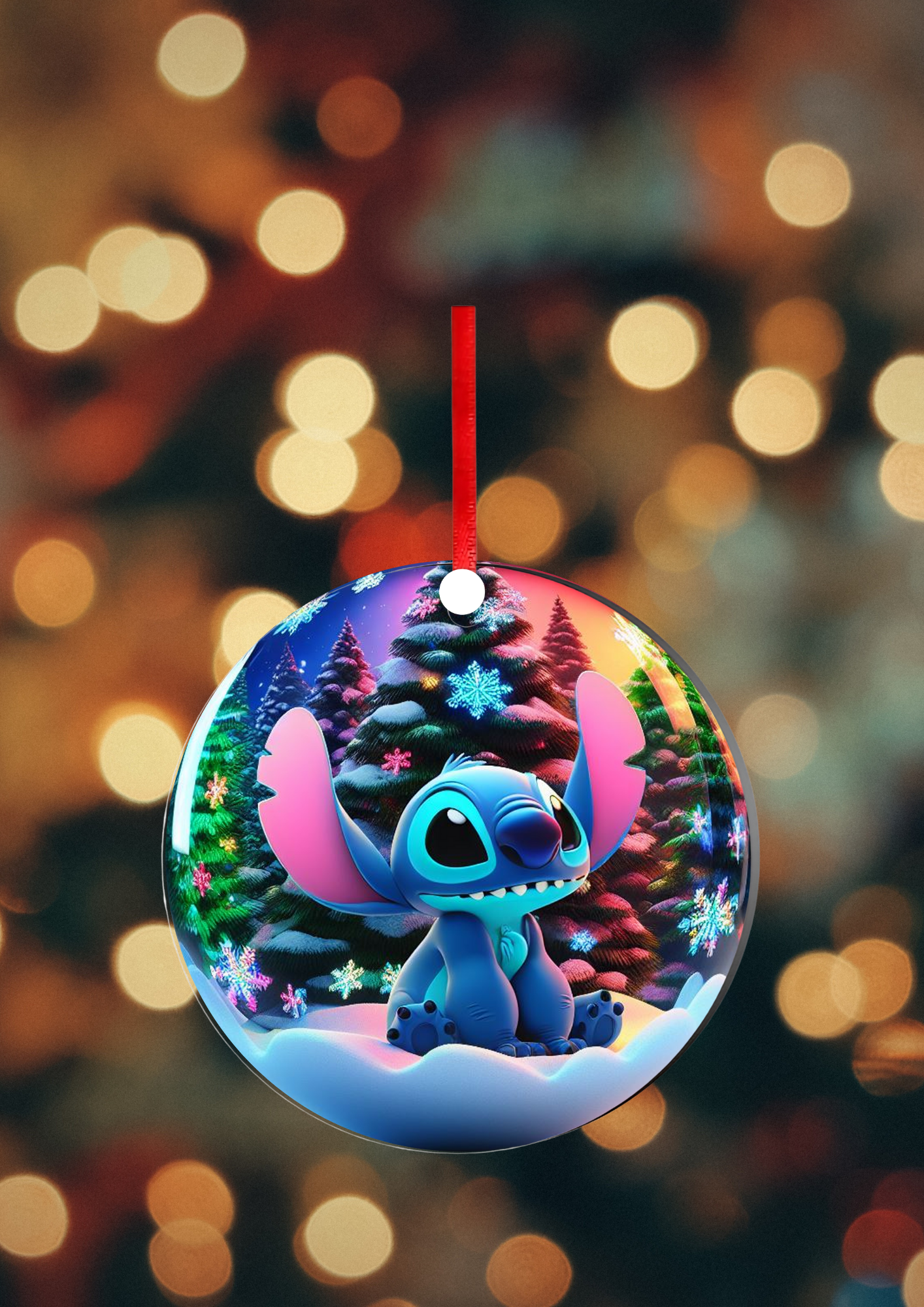 Boule de Noël  - Bleu & Vert