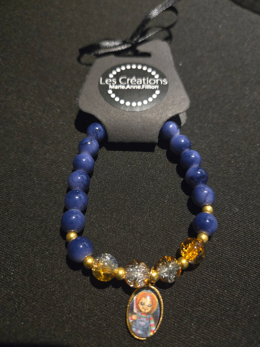 Bracelets adultes (16 cm) avec image de Marie-Anne Fillion