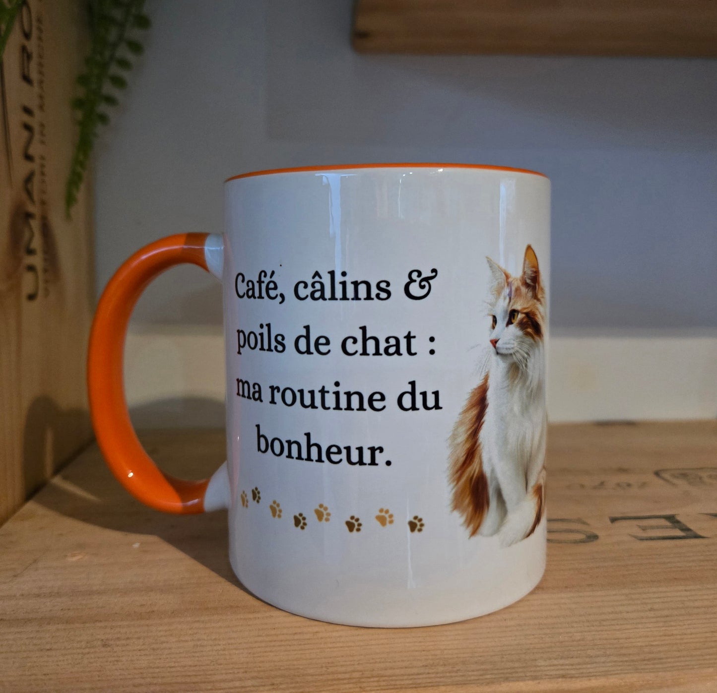 Tasse - Café , calin et chat