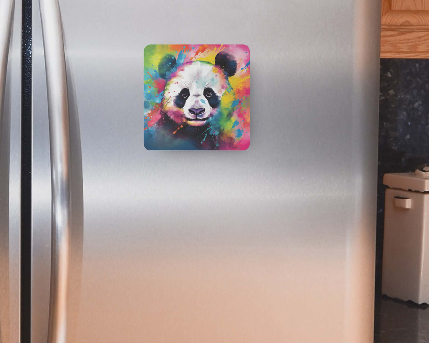 Aimant 3 po x 3 po - Panda