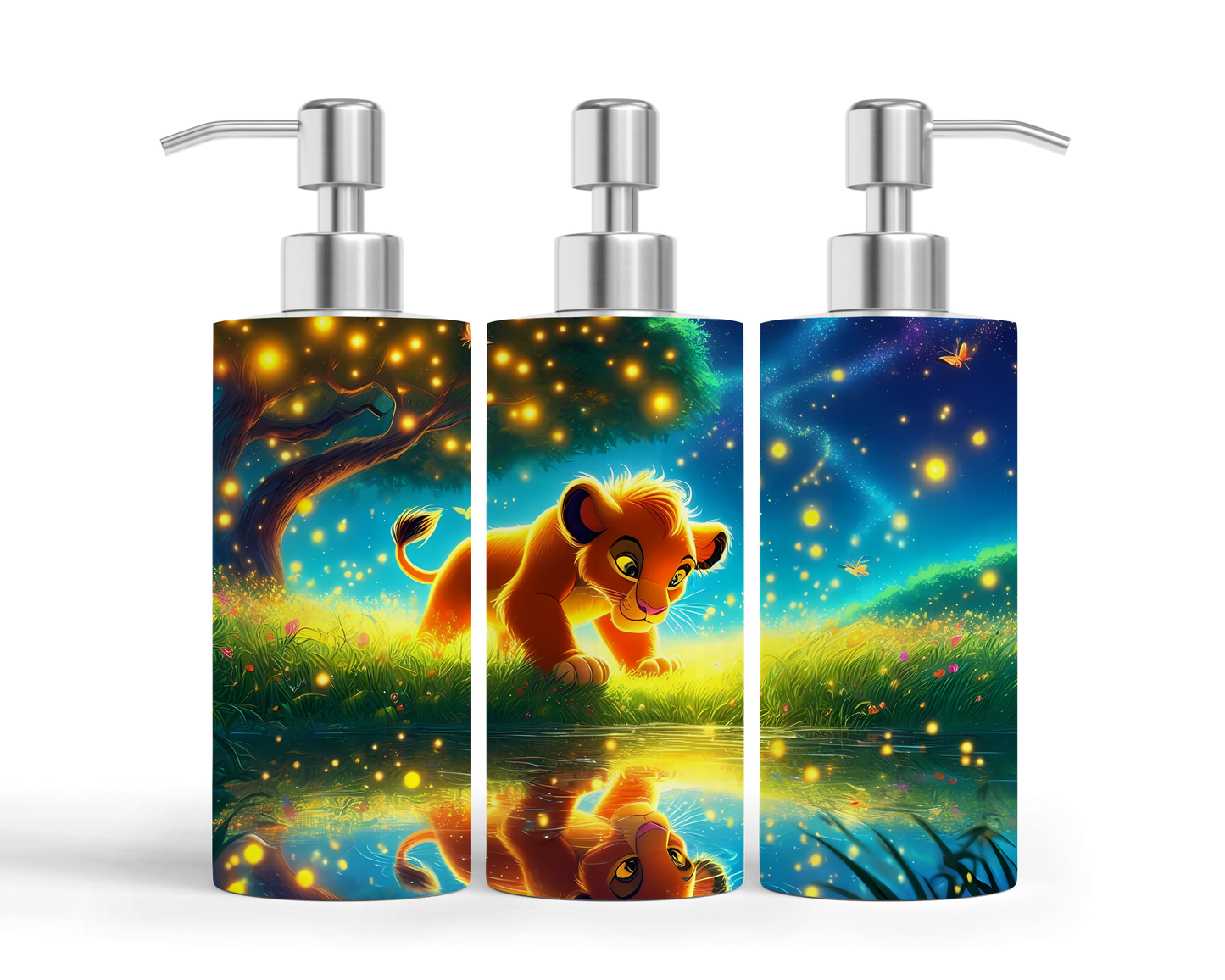 Pompe à savon - lionceau